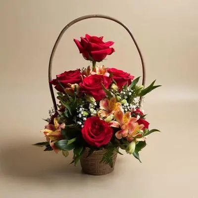 🌹 Canasto Floral Dulce Presencia 🌹