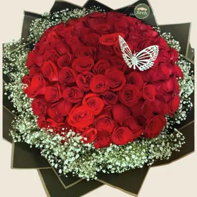 Ramo Buchon de Rosas configurable entre 10 y 200 tallos