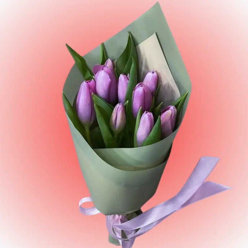 Ramo de 10 tulipanes