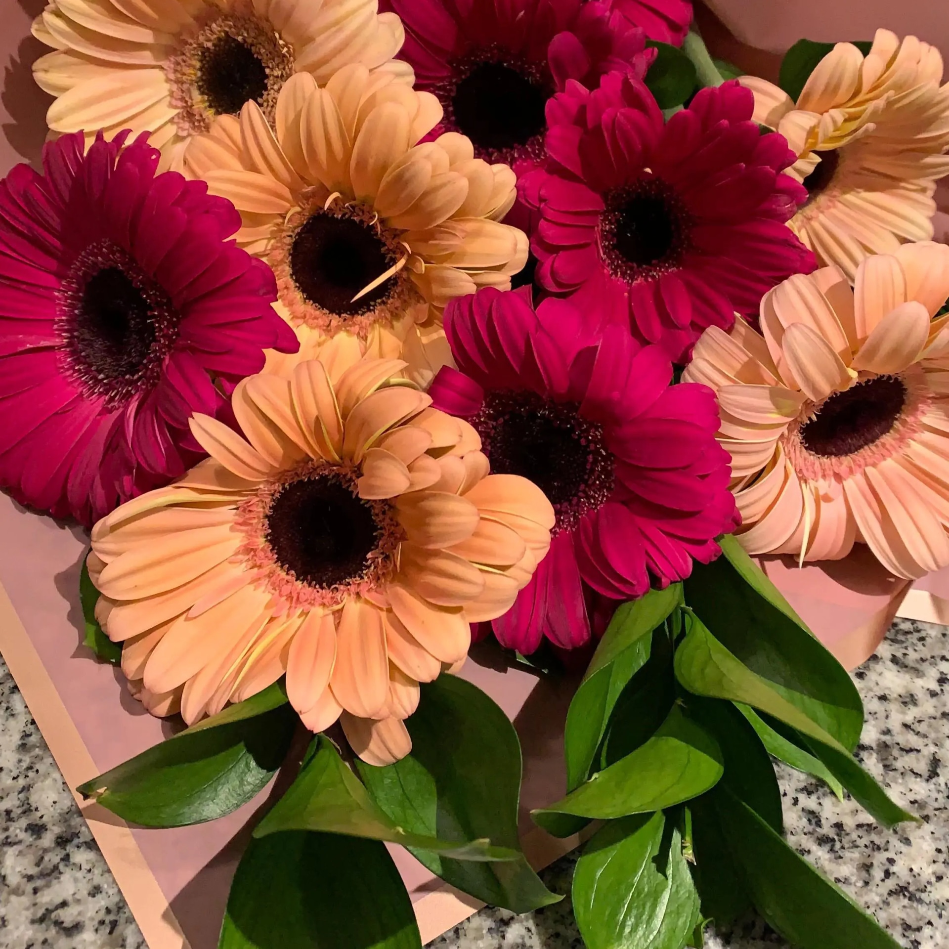 Ramo de gerberas 2 colores