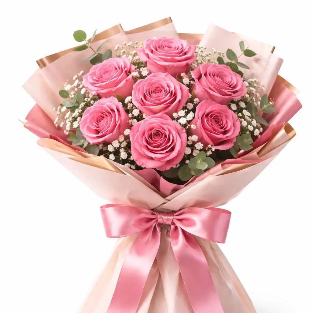 RAMO DE MANO DE ROSAS
