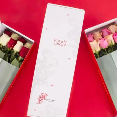 Rosas en Caja - FlowerBox Rosalinda