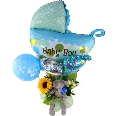 Mix de globos: Alegre llegada Baby Boy