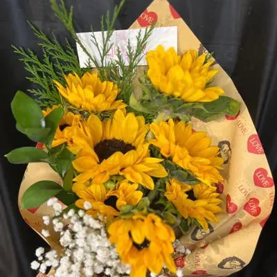 Ramo de girasoles
