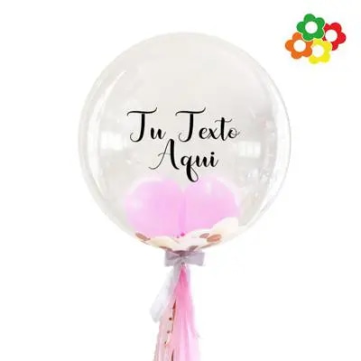 Globo burbuja personalizado