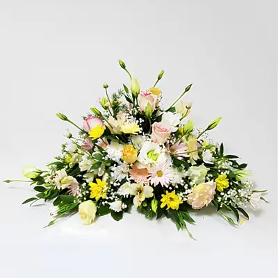 Descansa - Manto Cubre urnas con flores primaverales
